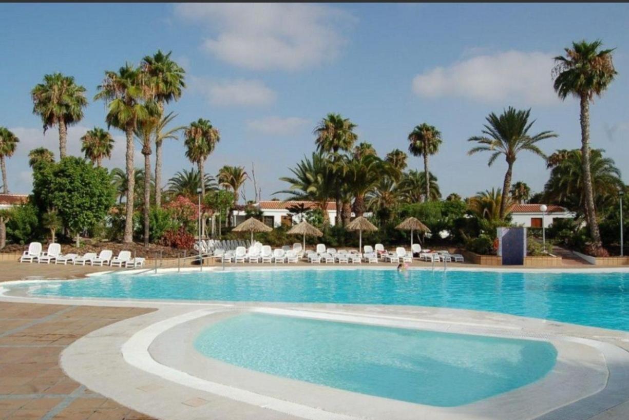 Bungalow Tropical Con Piscina Y Aire Acondicionado Maspalomas  Exterior photo